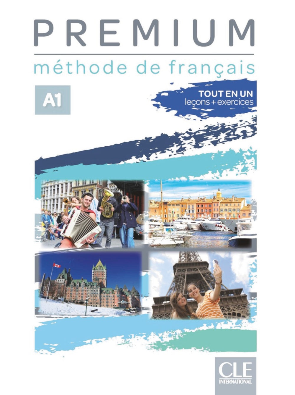 PREMIUM - NIVEAU A1 - LIVRE + CAHIER D'ACTIVITES + AUDIO TELECHAR, de CLE INTERNATION | portada del libro