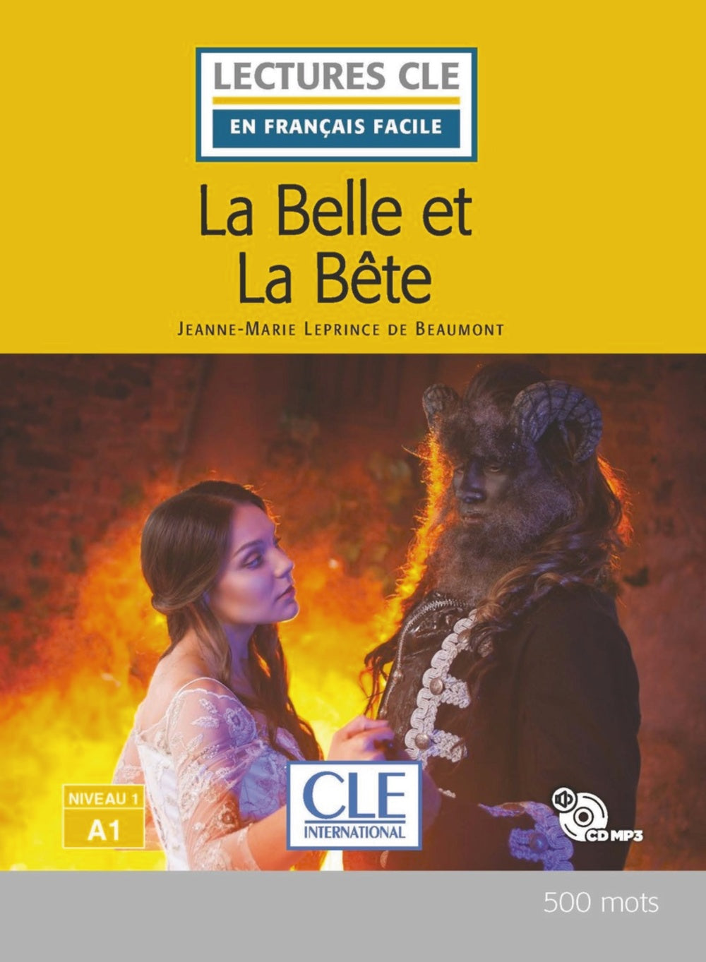 La Belle et la Bête - livre - Niveau 1/A1 - Livre + CD audio, de Beaumont, Jeanne-Marie De | portada del libro