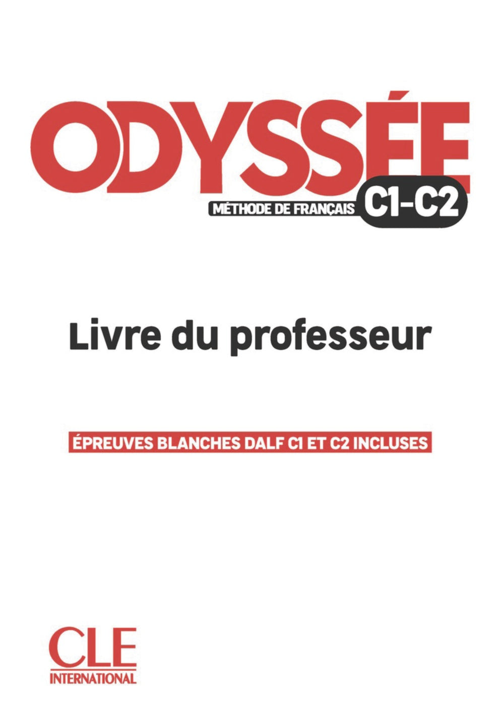 ODYSSEE G P NIV C1 C2 | portada del libro