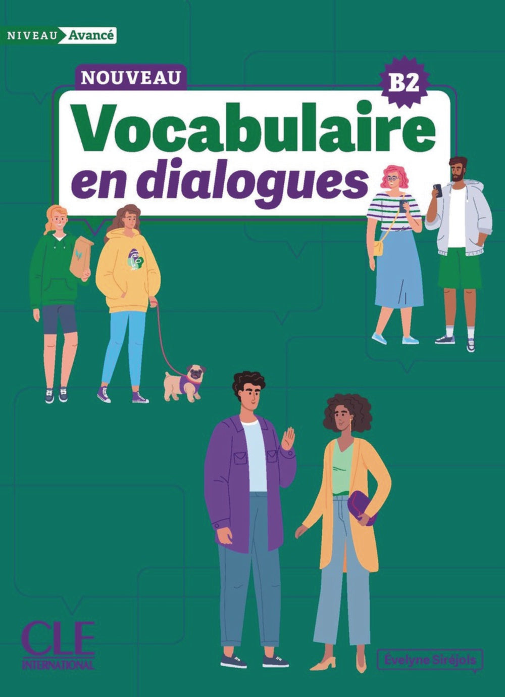 Le Nouveau Vocabulaire en dialogues - Niveau avancé (B2) | portada del libro