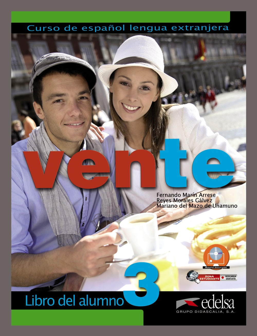 Vente 3 (B2) - libro del alumno, de Marín Arrese, Fernando | portada del libro