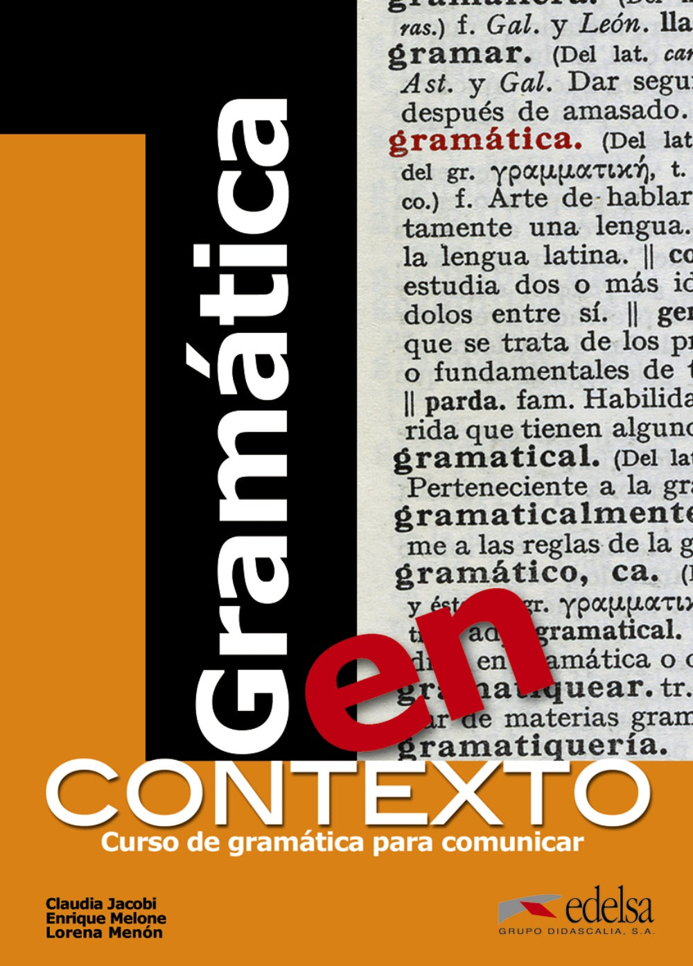 Gramática en contexto, de Jacobi, Claudia | portada del libro