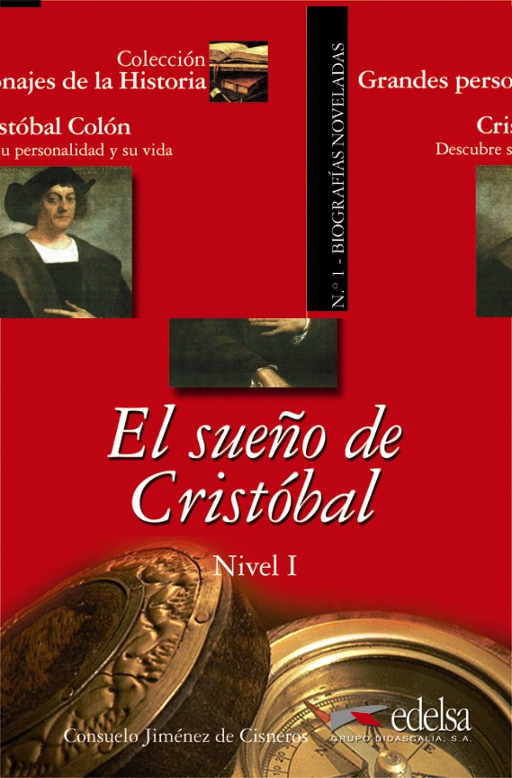 GPH 1 el sueño de Cristóbal (C. Colón), de Jiménez de Cisneros y Baudín, Consuelo | portada del libro