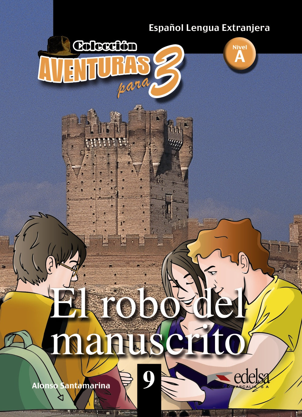 APT 9 - El robo del manuscrito, de Alfonso Santamarina | portada del libro