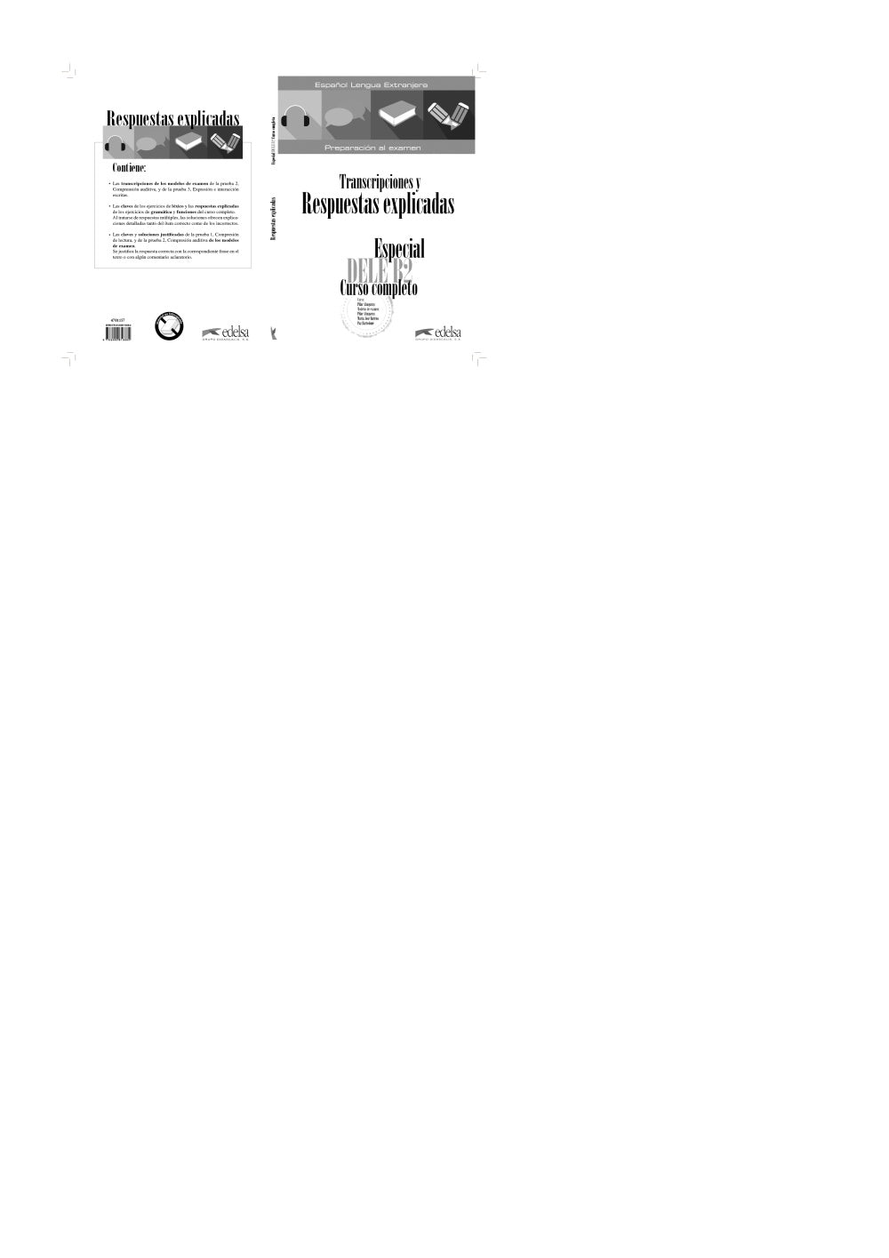 Especial DELE B2 curso completo. Libro de respuestas explicadas y transcripciones, de Alzugaray Zaragüeta, Pilar | portada de