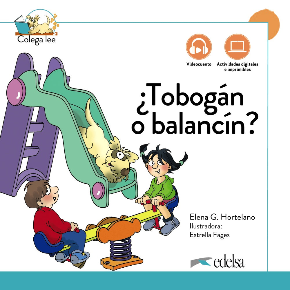 Colega lee 1.2 - ¿Tobogán o balancín? Nueva edición, de González Hortelano, Elena | portada del libro