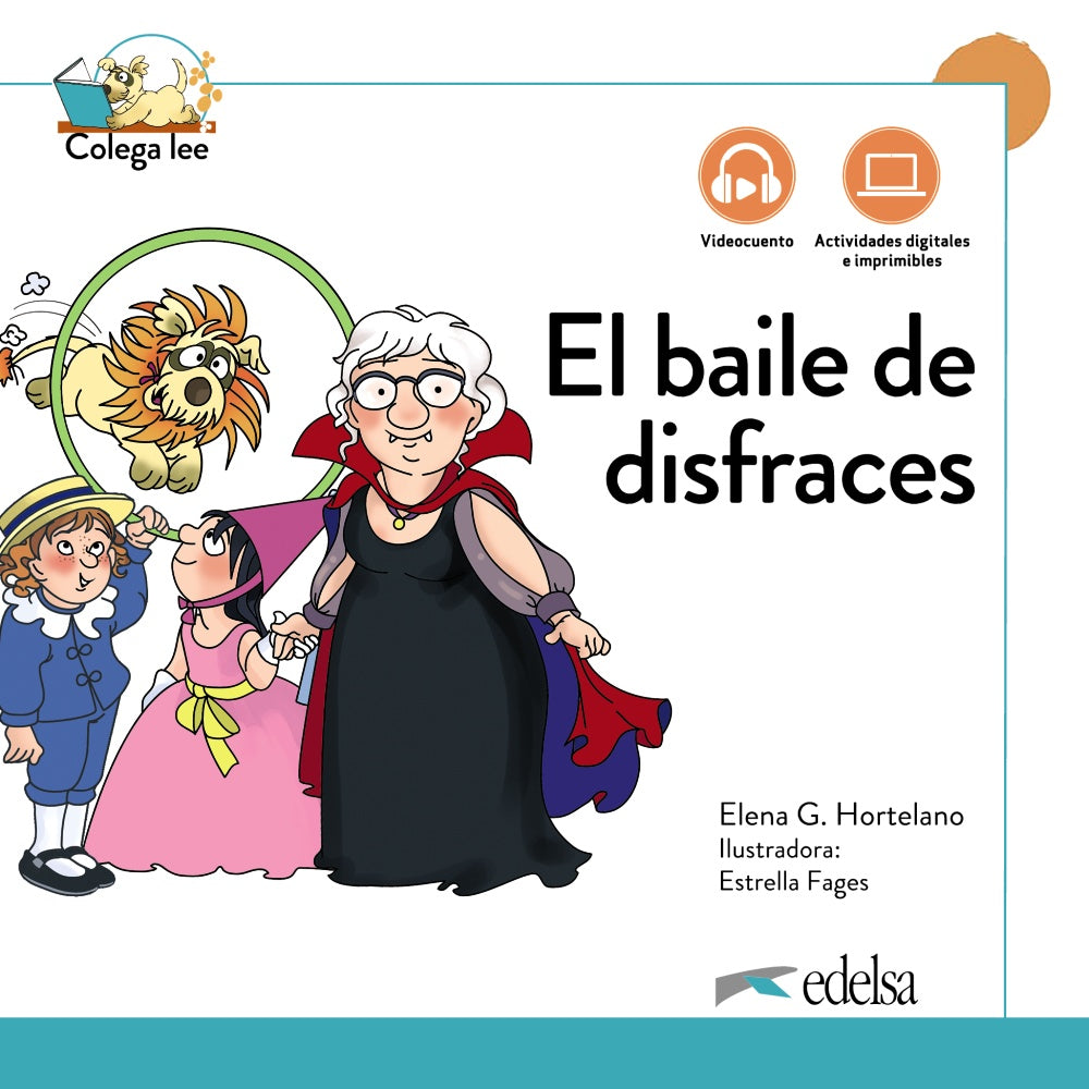 Colega lee 1.4 - El baile de disfraces. Nueva edición, de González Hortelano, Elena | portada del libro
