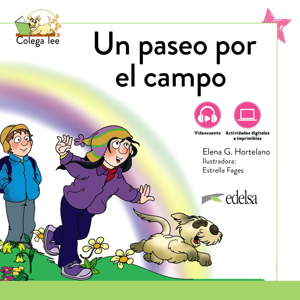 Colega lee 2.3 - Un paseo por el campo. Nueva edición, de González Hortelano, Elena | portada del libro