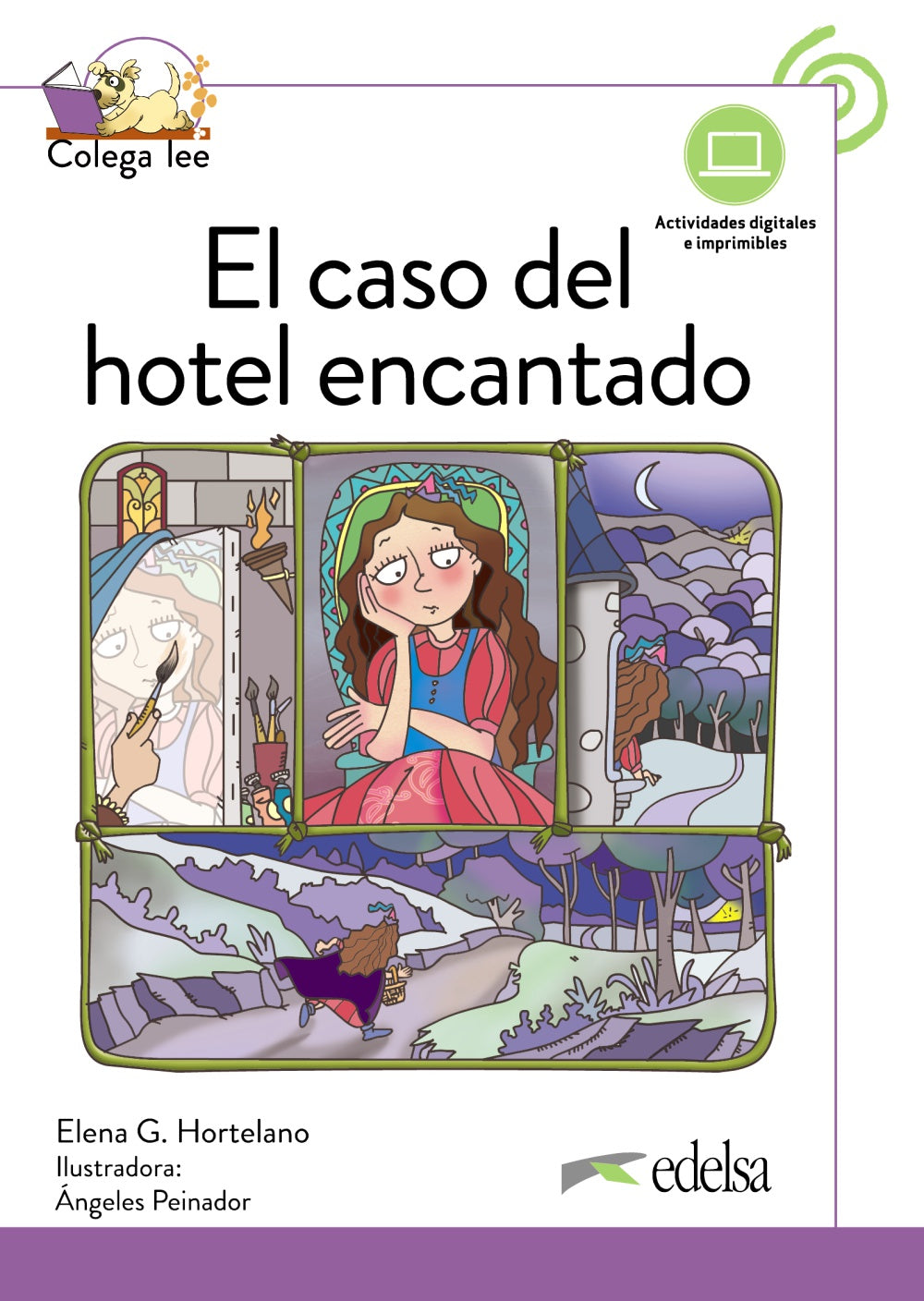 Colega lee 3.2 - El caso del hotel encantado. Nueva edición, de González Hortelano, Elena | portada del libro