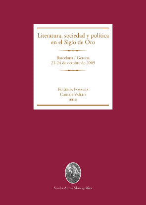Literatura, sociedad y polÆtica en el Siglo de Oro, de Fosalba | portada del libro