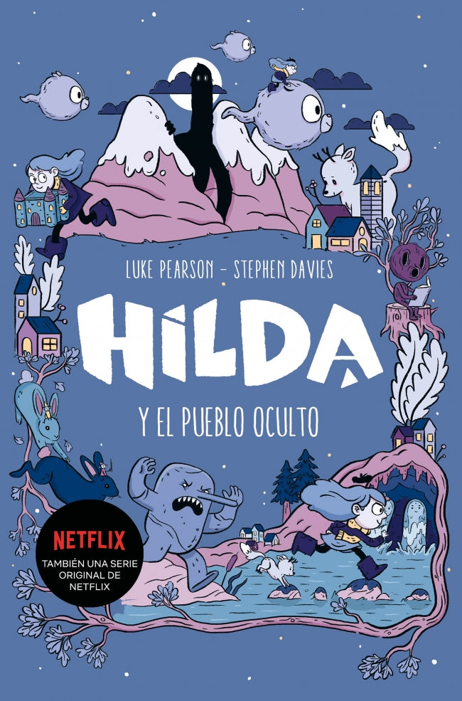 Hilda y el pueblo oculto (Hilda), de Luke Pearson | portada del libro