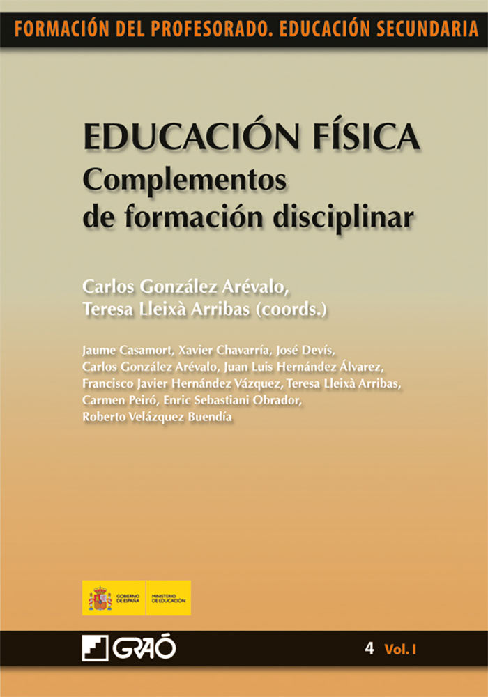 Educación Física. Complementos deformación disciplinar, de Lleixà Arribas | portada del libro