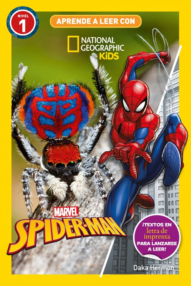 Aprende a leer.Spiderman, de HERMON | portada del libro