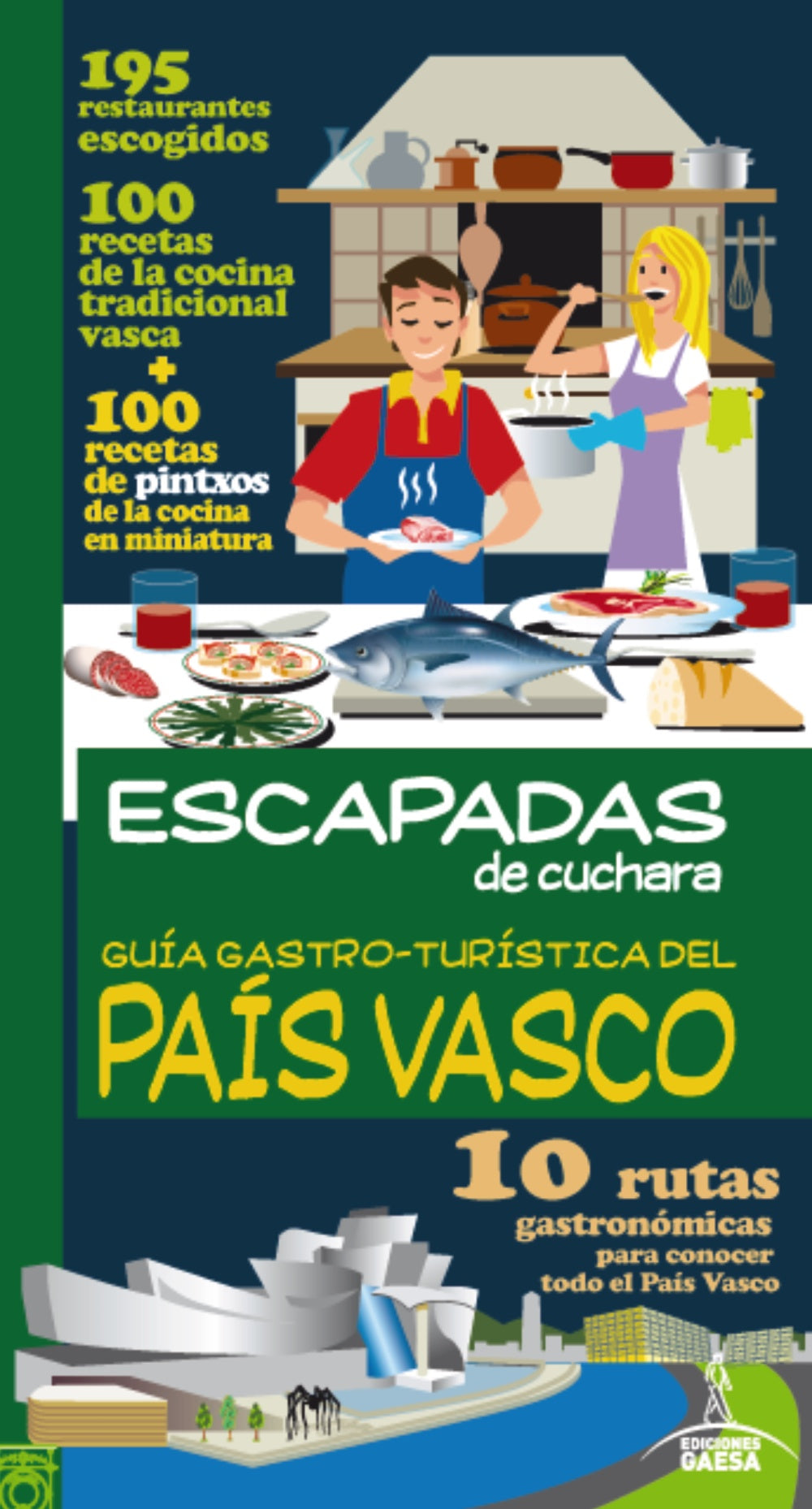 GUIA GASTRO-TURISTICA DE PAIS VASCO, de VV.AA | portada del libro