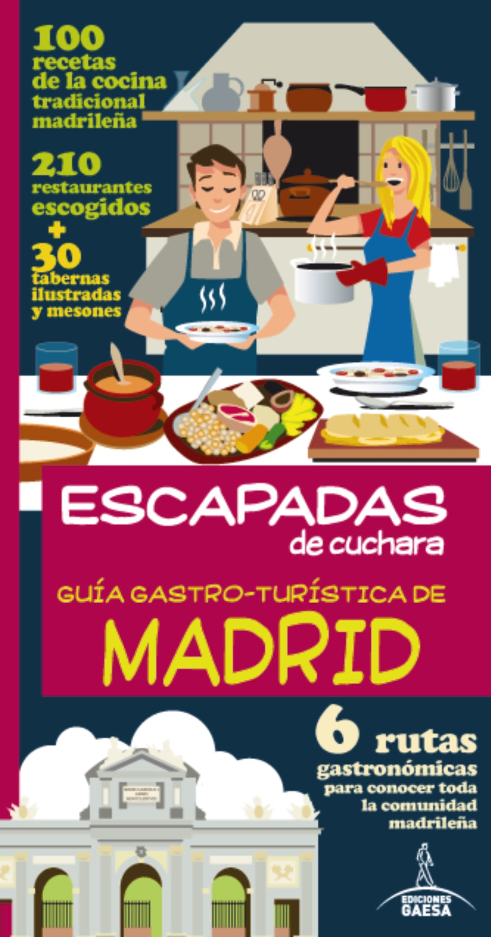 GUIA GASTRO-TURISTICA DE MADRID, de VV.AA. | portada del libro