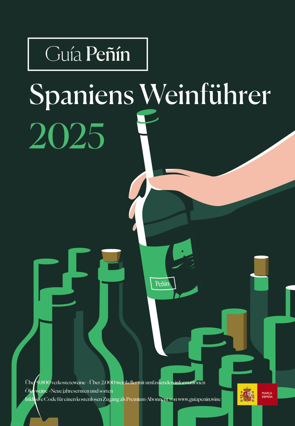 GUIA PEÑIN SPANIENS WEINFUHRER 2025, de Guía Peñín | portada del libro