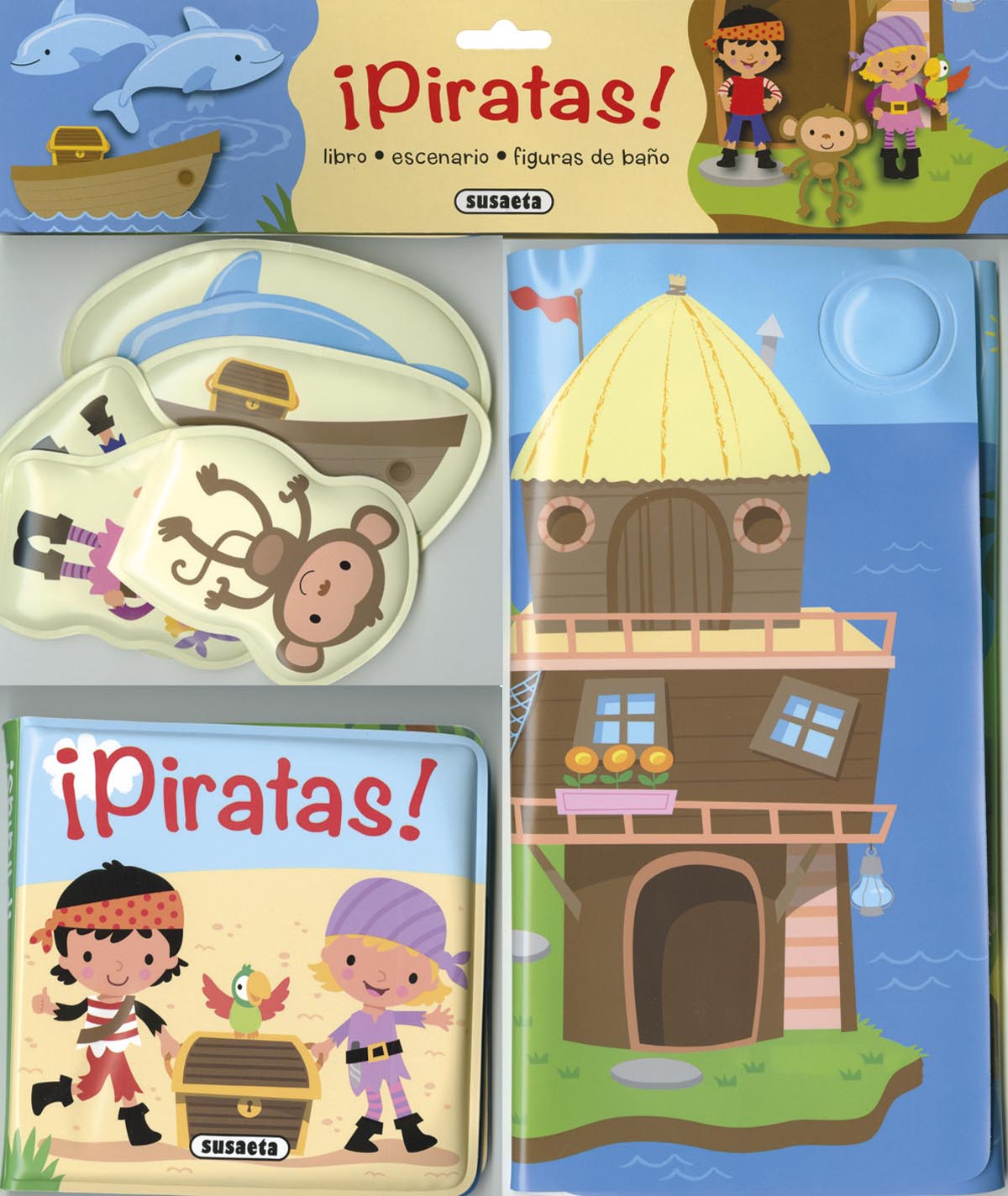 ¡Piratas!, de Susaeta | portada del libro