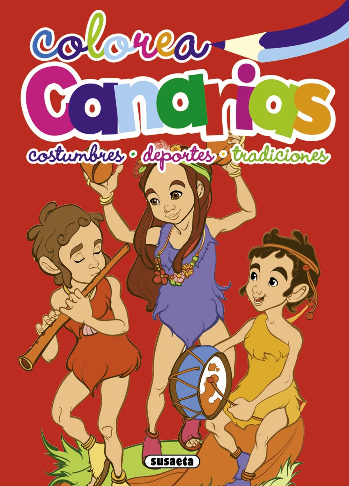 Colorea Canarias, de Bacallado Martín | portada del libro