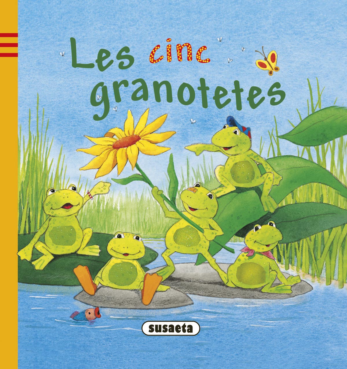 Les cinc granotetes, de Susaeta | portada del libro