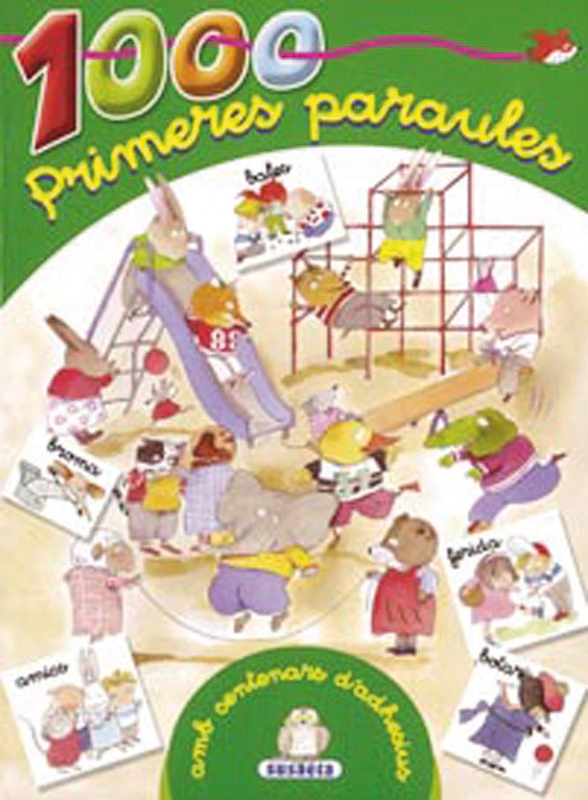 1000 Primeres paraules amb centenars d'adhesius, de Susaeta | portada del libro