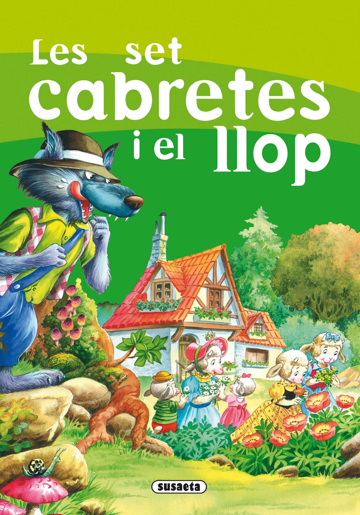 Les set cabretes i el llop, de Susaeta | portada del libro