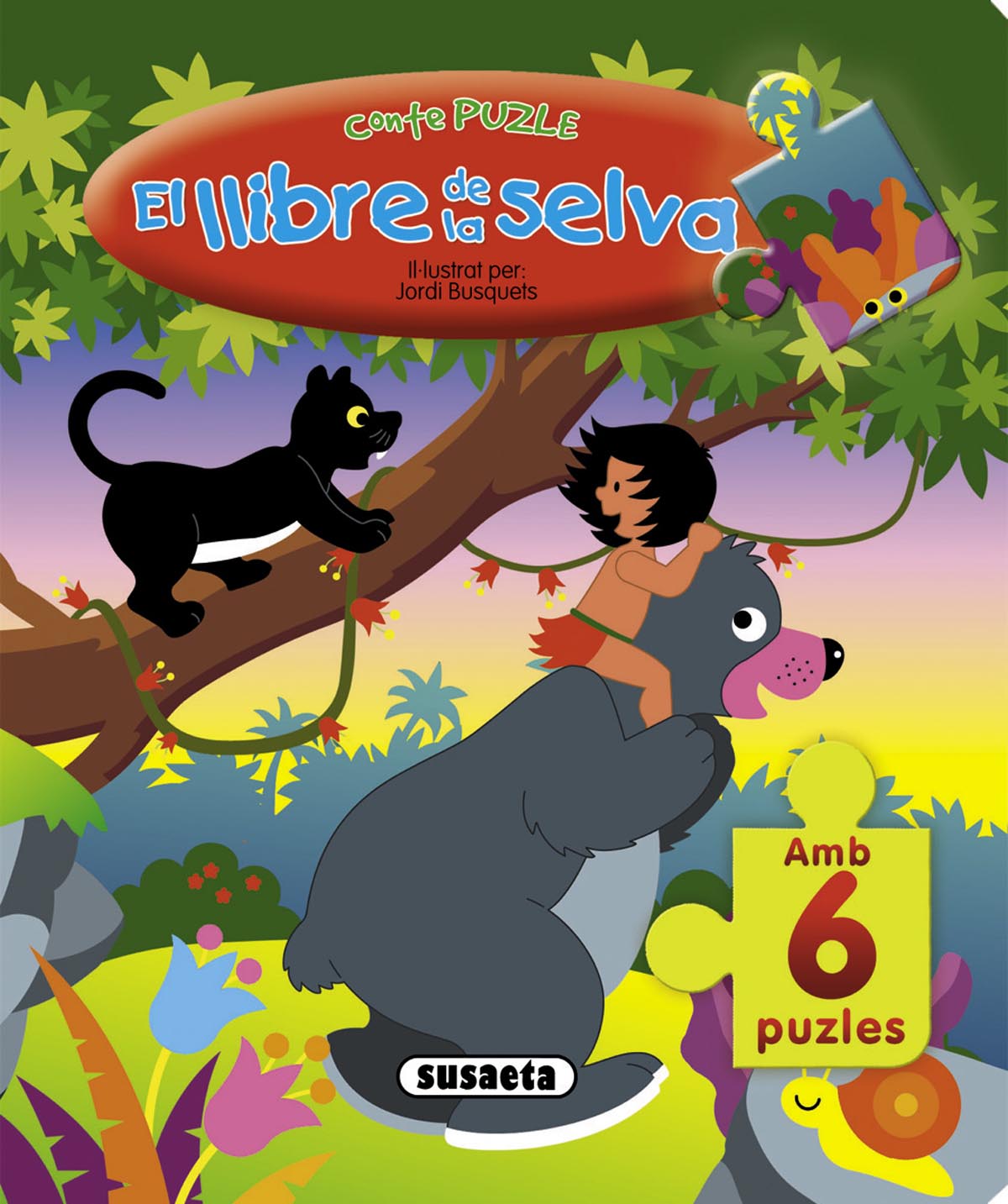 El llibre de la selva, de Susaeta | portada del libro