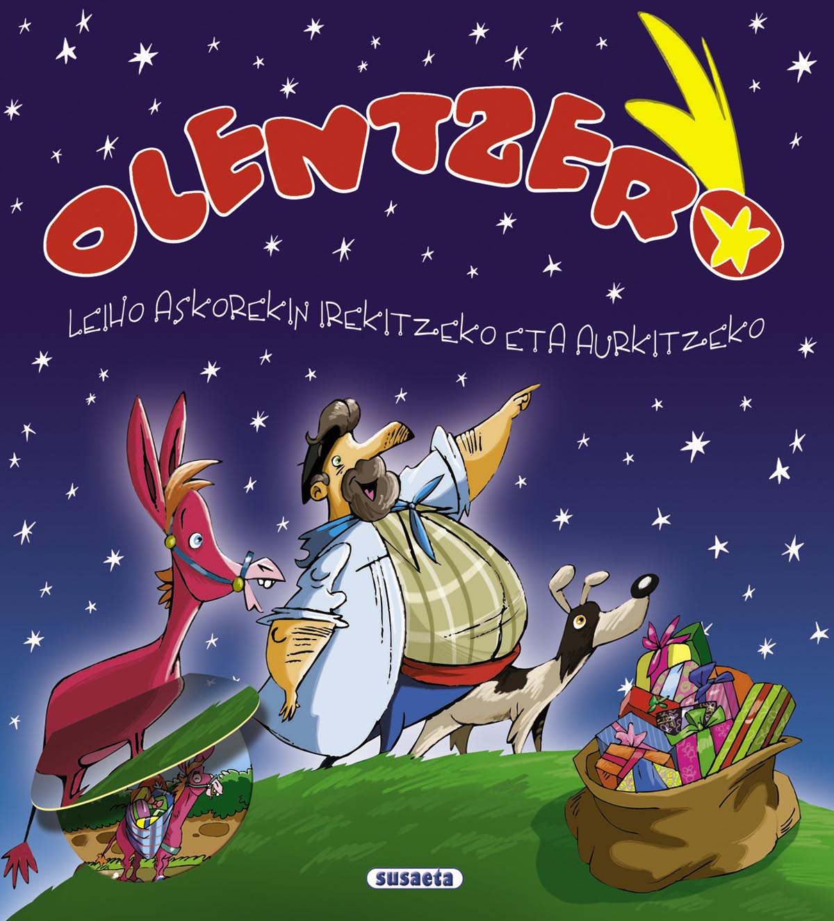 Olentzero leihoekin, de Morente | portada del libro