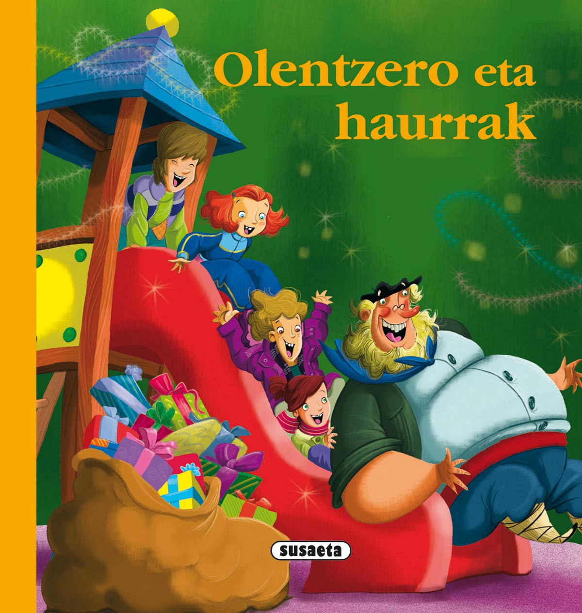Olentzero eta haurrak, de Irusta | portada del libro