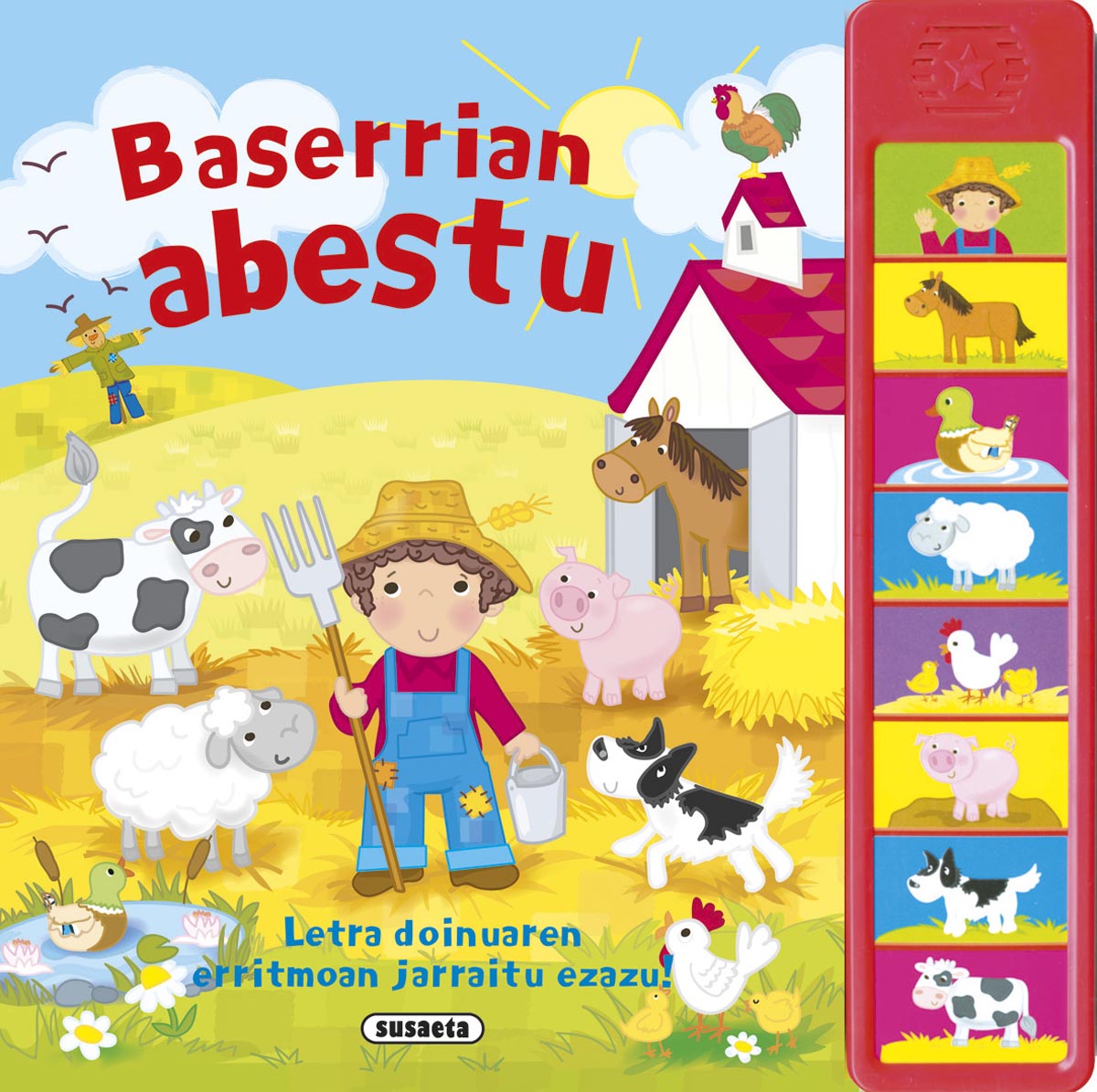 Baserrian abestu, de Susaeta | portada del libro