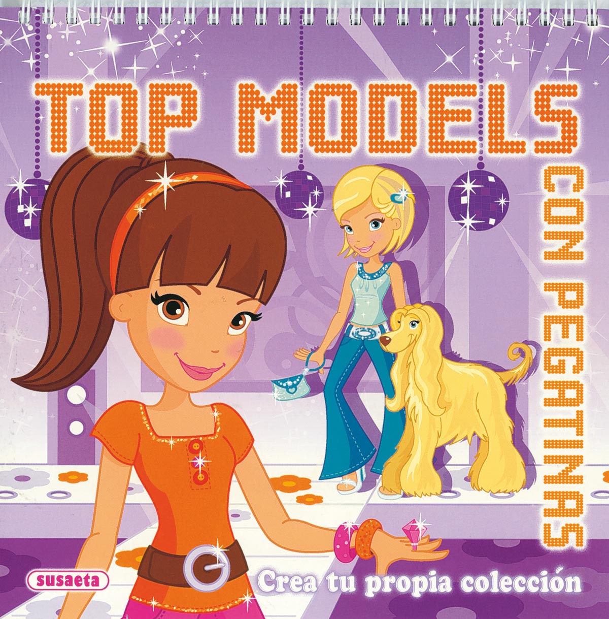 Top models con pegatinas 1, de Susaeta | portada del libro