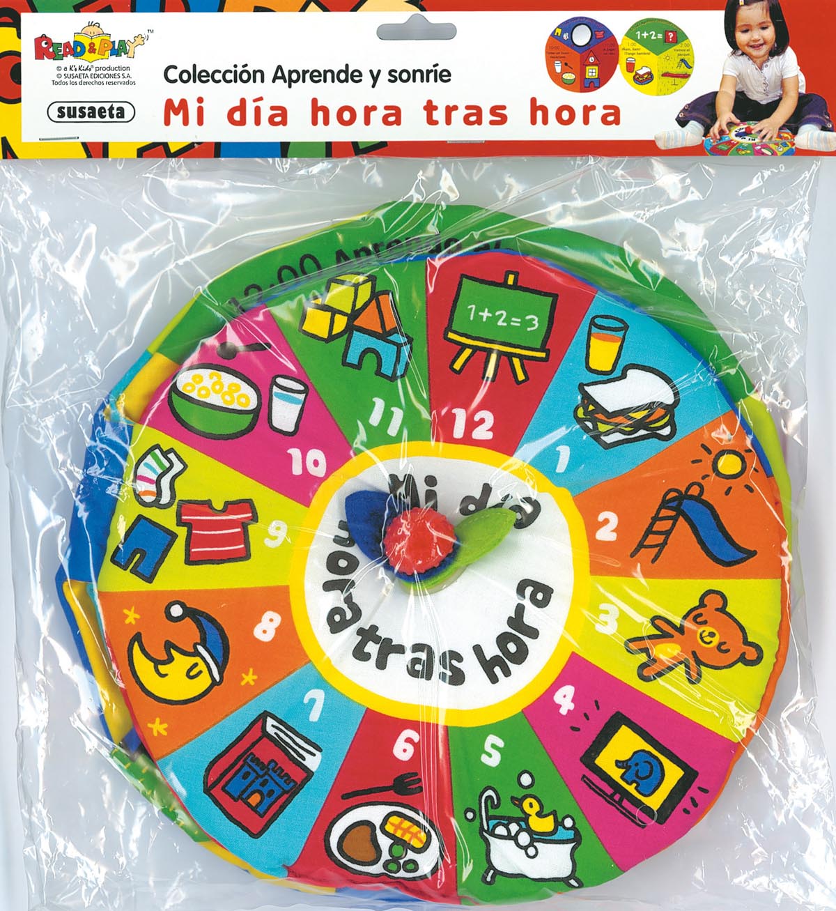 Mi día hora tras hora, de Susaeta | portada del libro