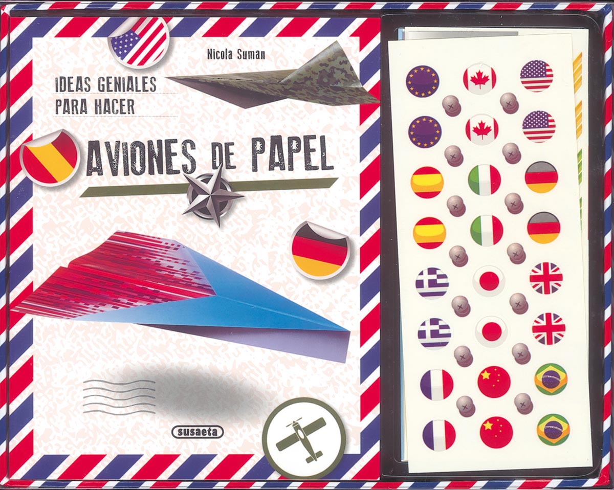 Ideas geniales para hacer aviones de papel, de VV.AA. | portada del libro