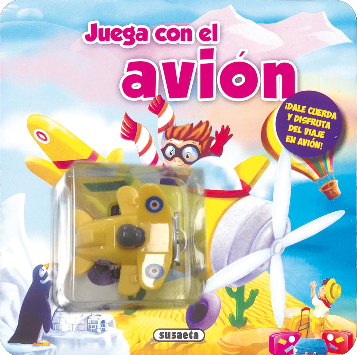 Juego con el avión, de Susaeta | portada del libro