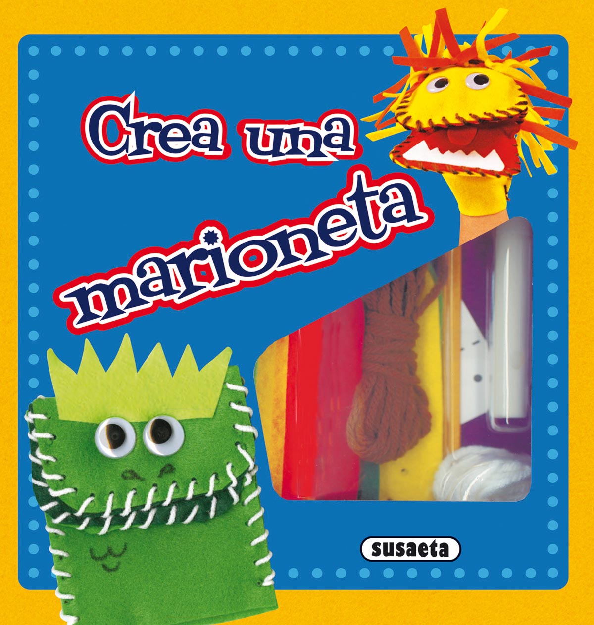 Crea una marioneta, de Susaeta | portada del libro