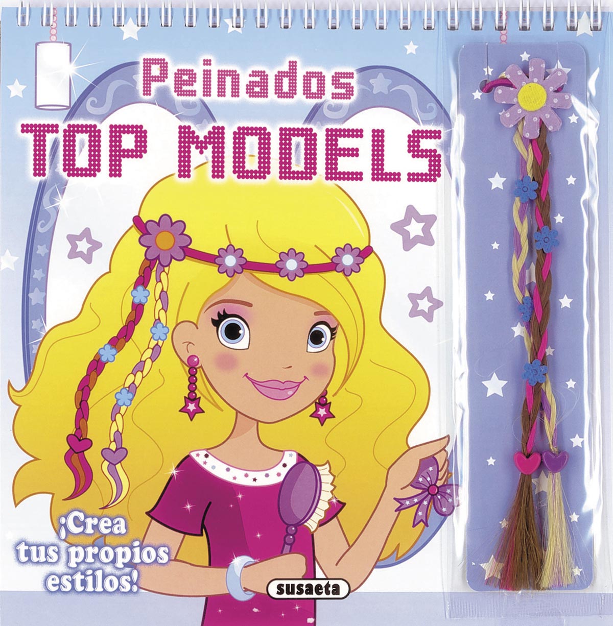 Peinados top models, de Susaeta | portada del libro