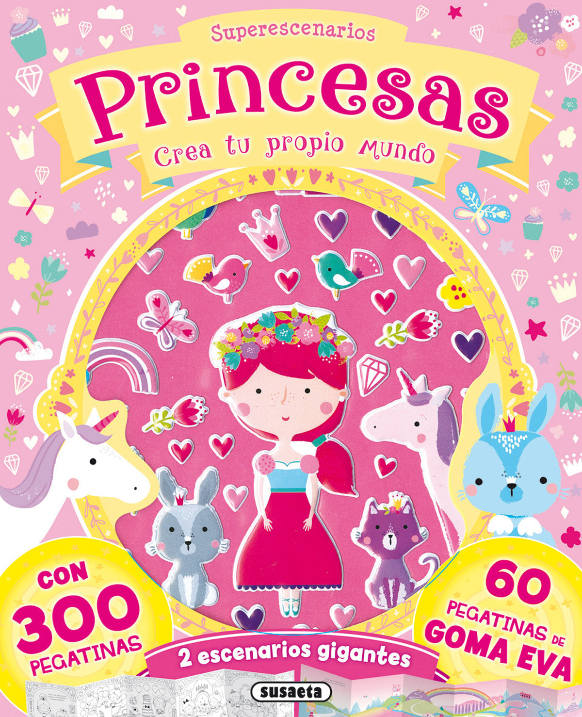Princesas. Crea tu propio mundo, de Susaeta | portada del libro