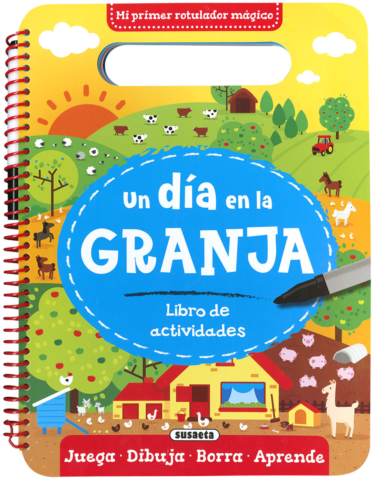 Un dia en la granja, de Susaeta | portada del libro