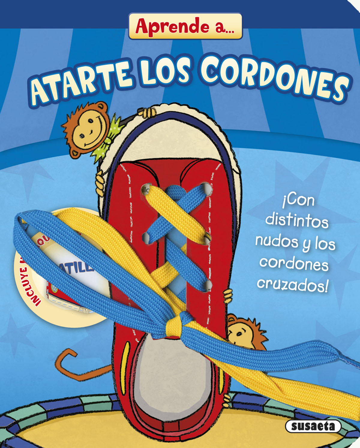 APRENDE A ATARTE LOS CORDONES, de SUSAETA | portada del libro
