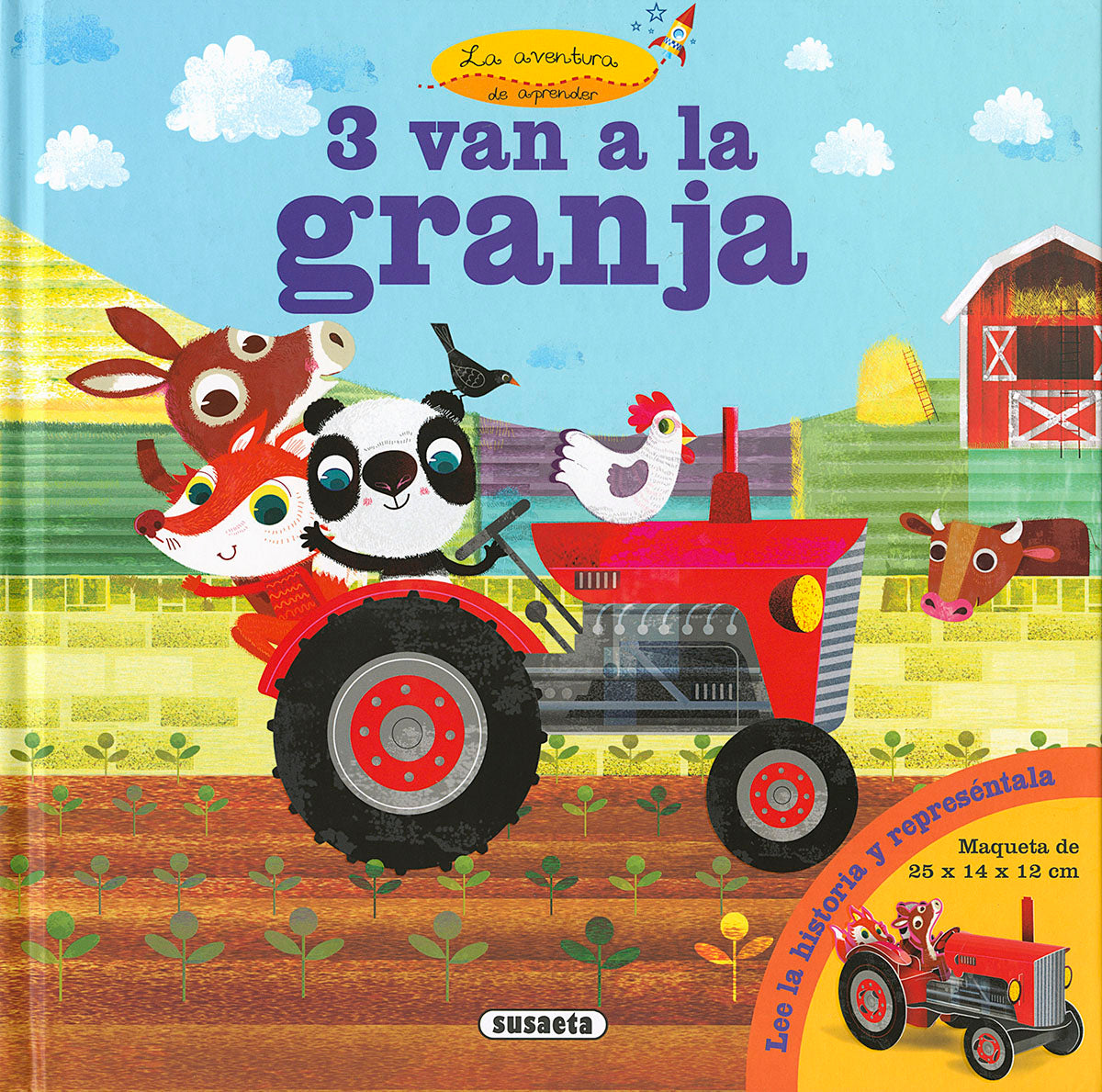 3 VAN A LA GRANJA, de HOPGOOD | portada del libro