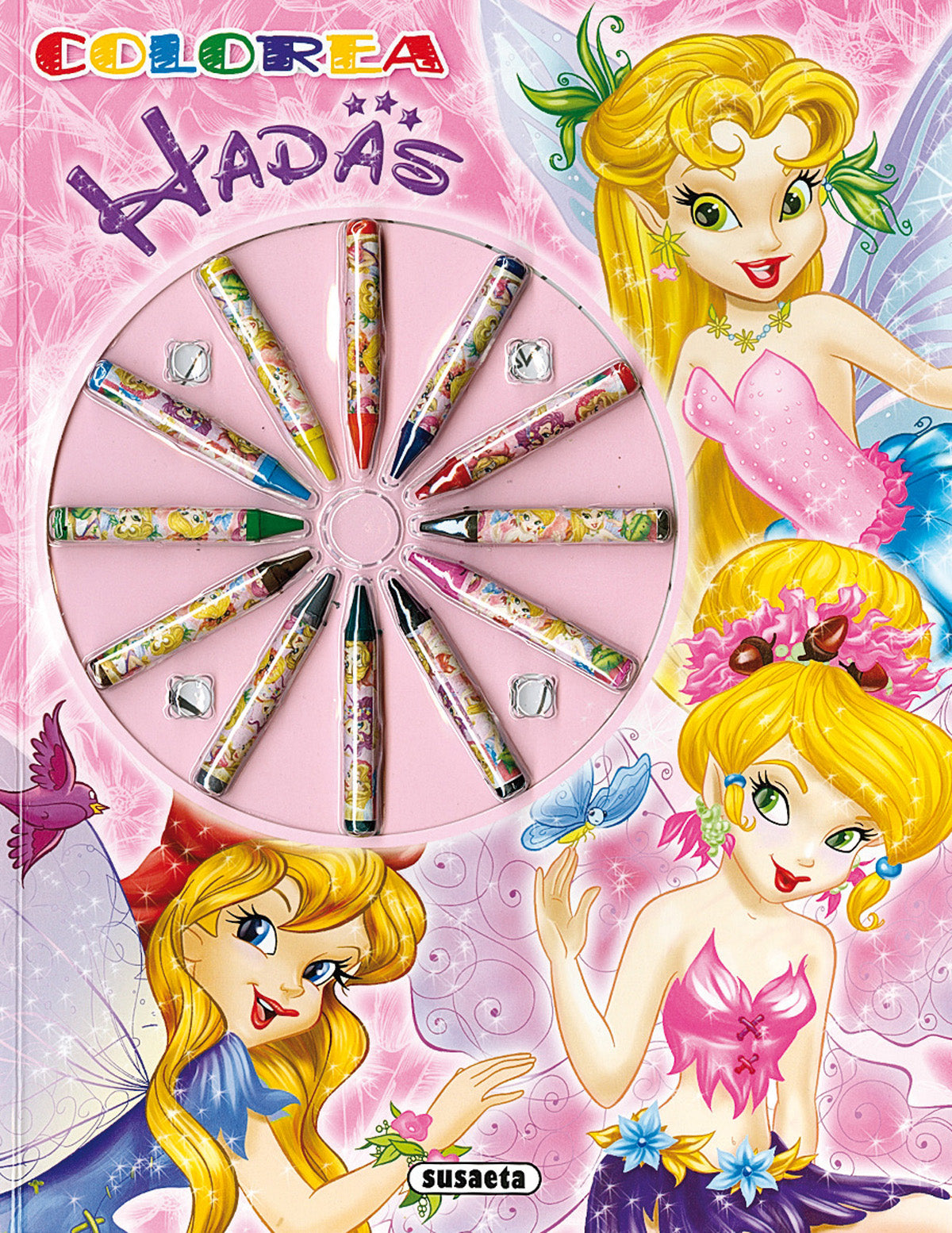 Colorea hadas, de Susaeta | portada del libro