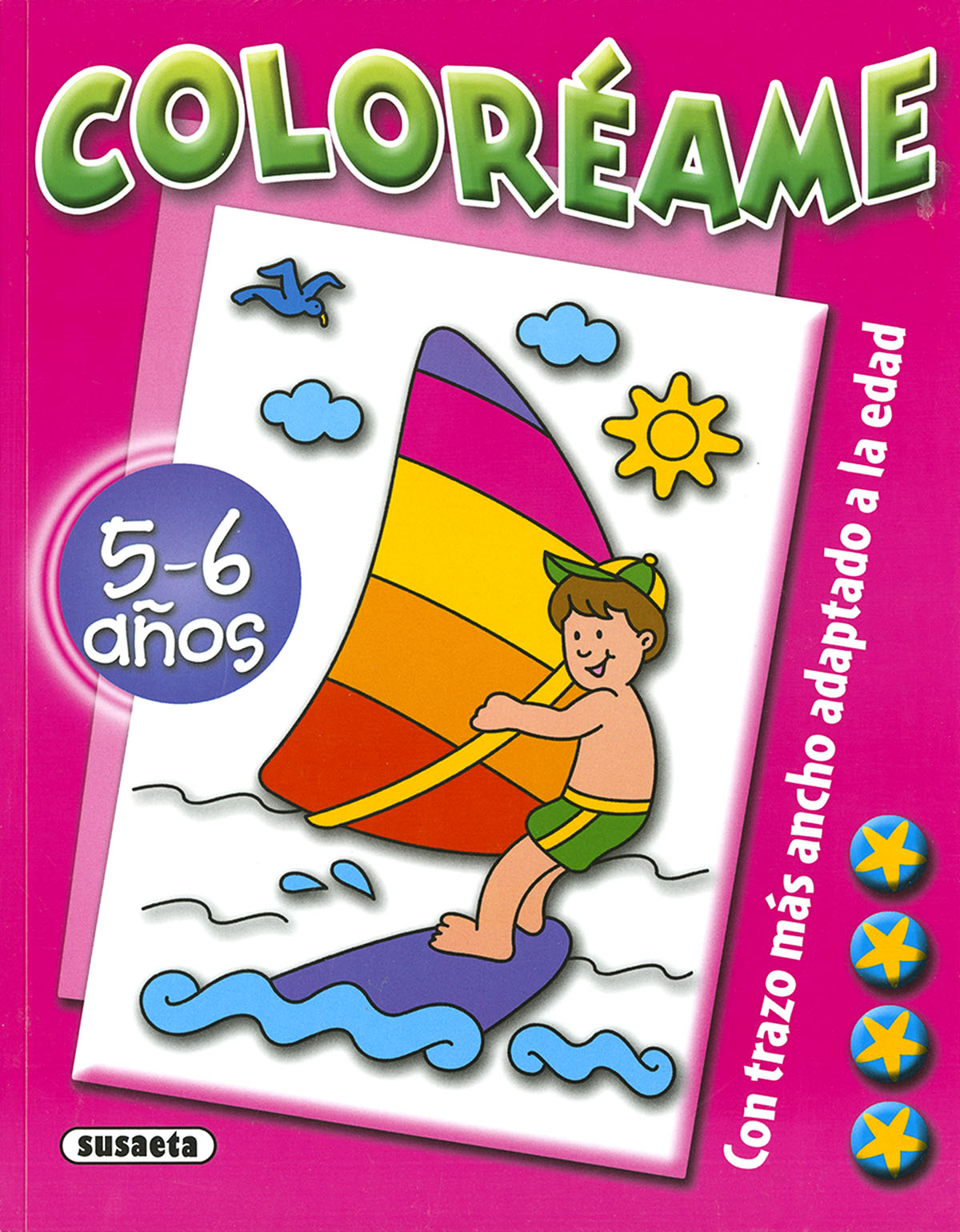 Coloréame 5-6 años, de Susaeta | portada del libro