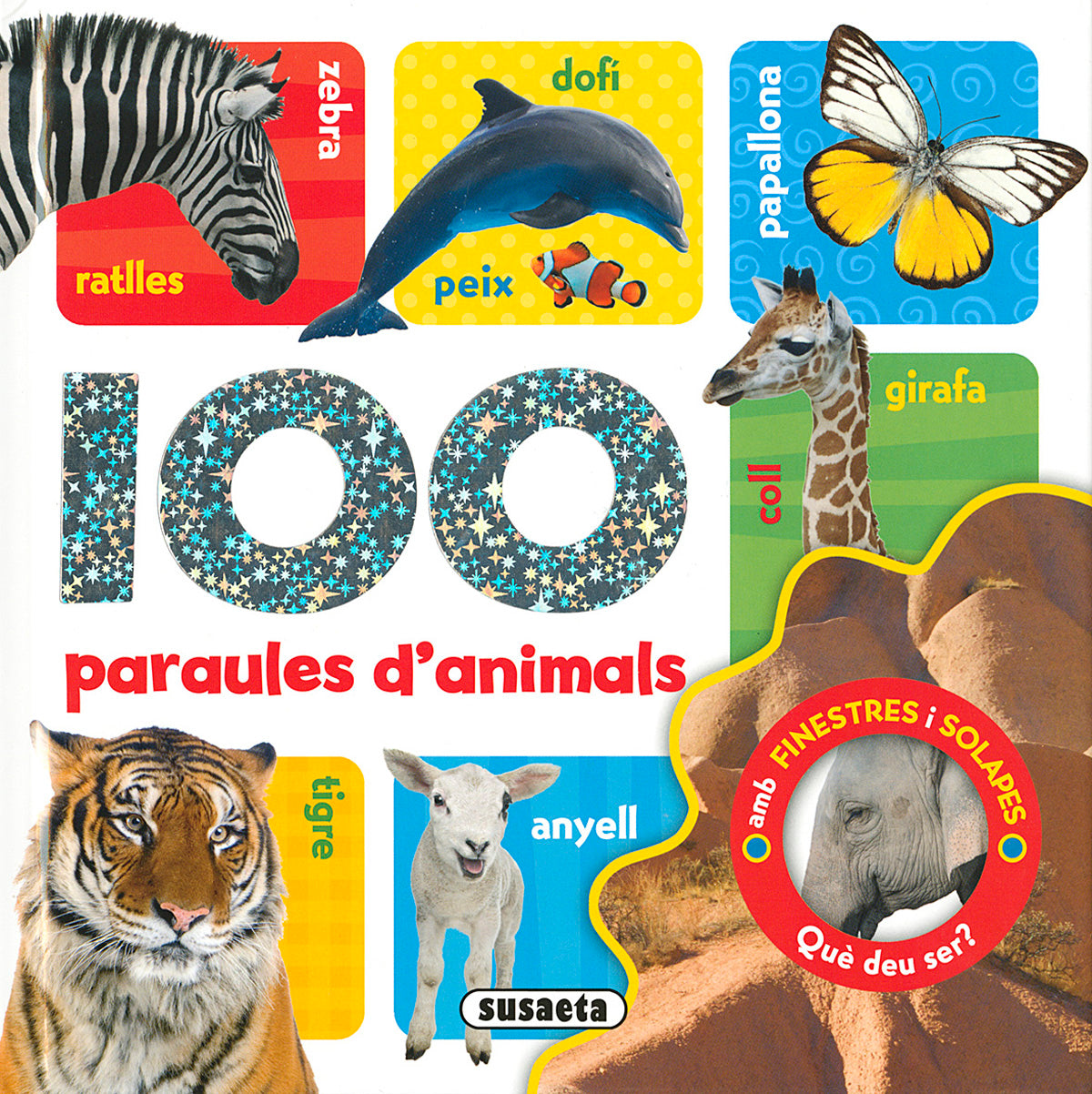 100 Paraules d'animals, de Adams | portada del libro