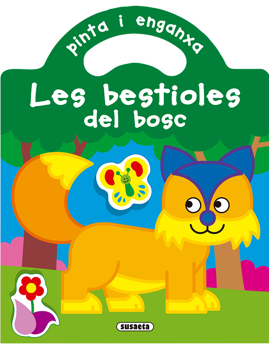 PINTA I ENGANXA LES BESTIOLES DEL BOSC, de SUSAETA | portada del libro