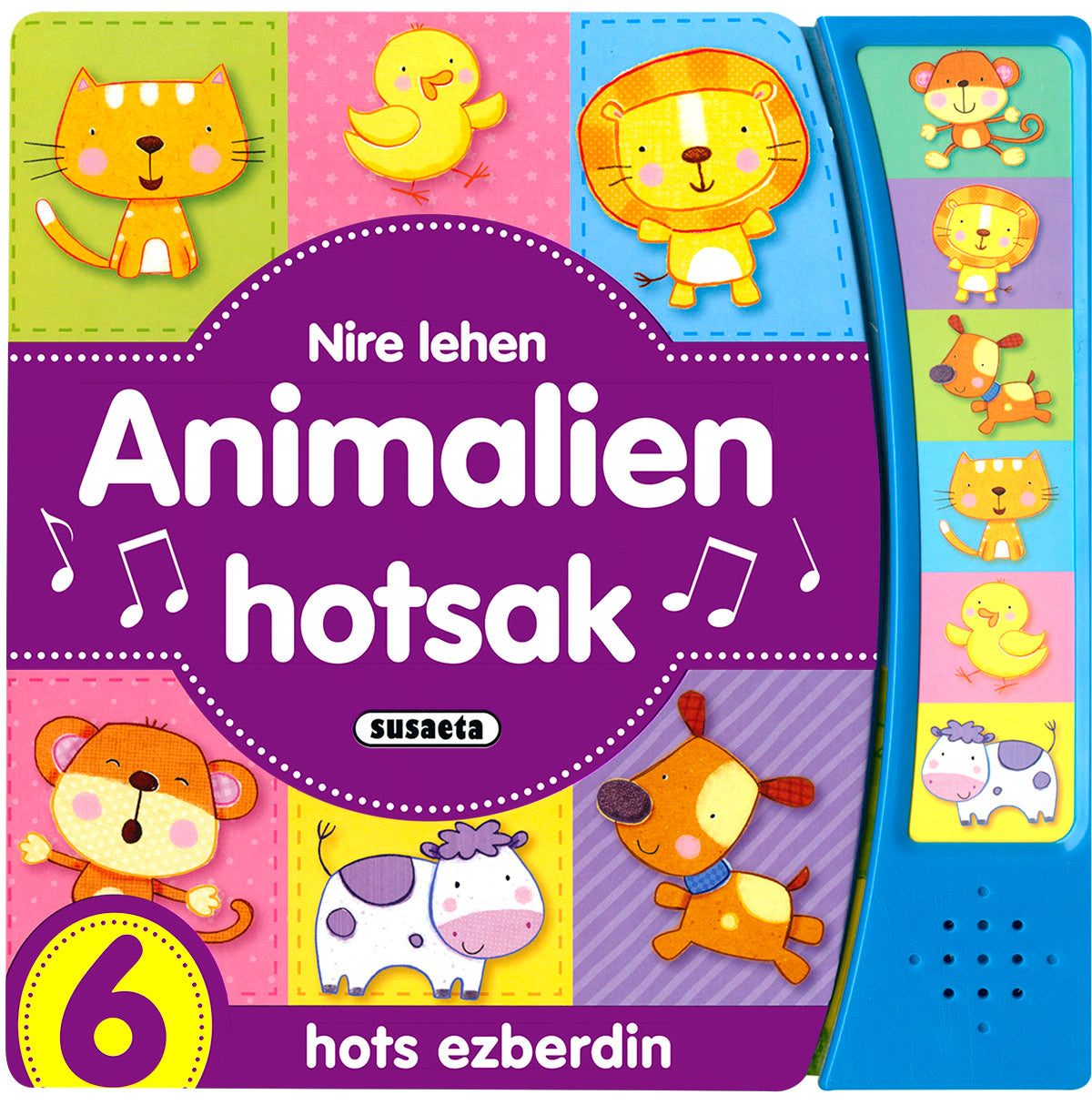 Nire lehen animalien hotsak, de Susaeta | portada del libro