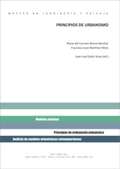 PRINCIPIOS DE URBANISMO, de Blasco Sánchez | portada del libro