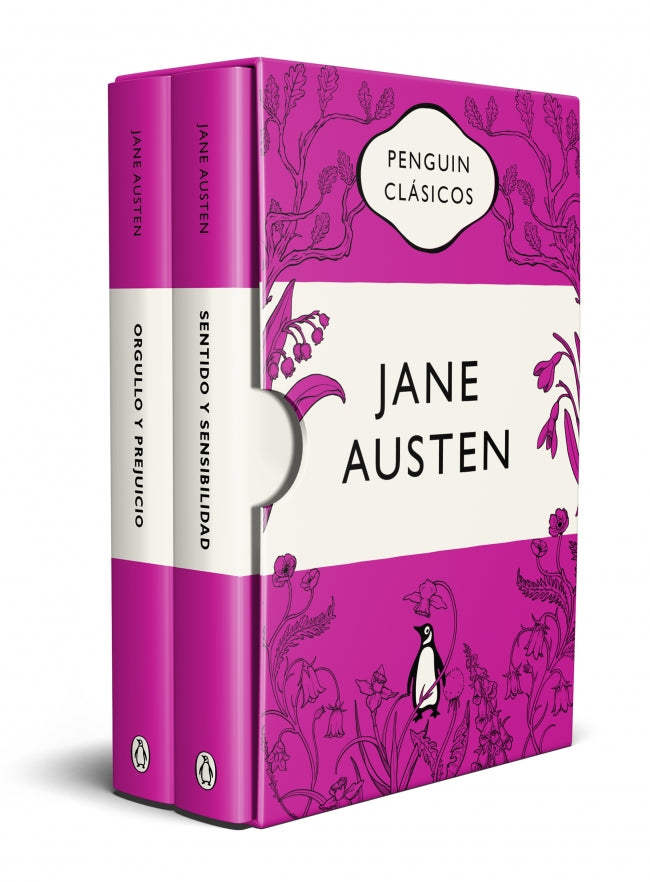 JANE AUSTEN (EDICION ESPECIAL ESTUCHE CON: ORGULLO Y PREJUICIO SENTIDO Y SENSI, de Jane Austen | portada del libro