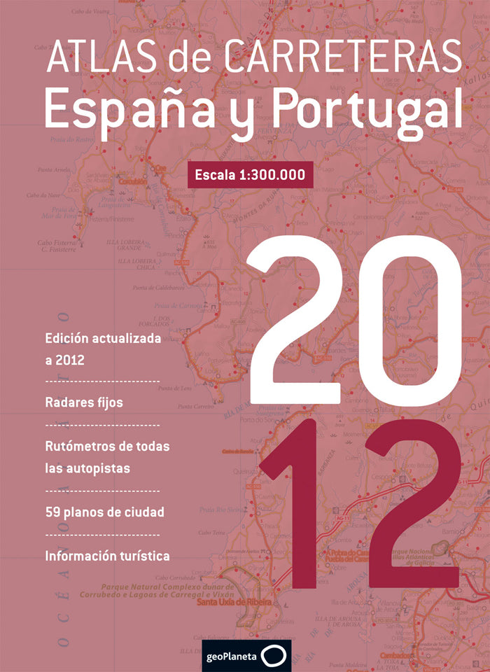Atlas de carreteras de España y Portugal 2012, de AA. VV. | portada del libro