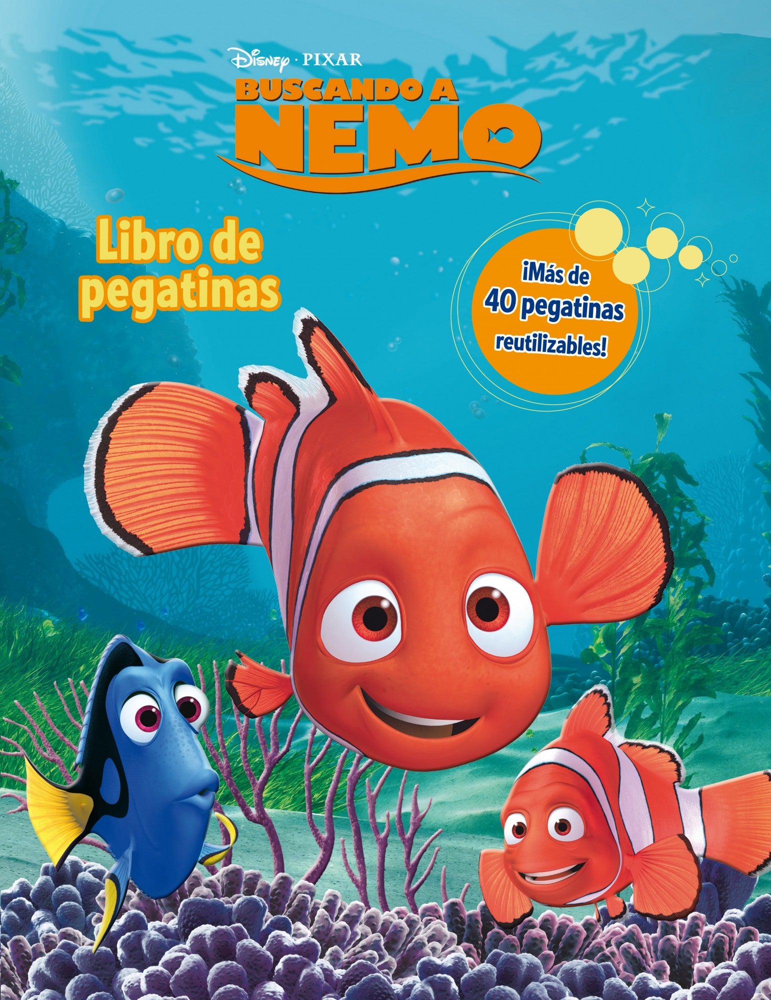 Buscando a Nemo. Libro de pegatinas, de Disney | portada del libro
