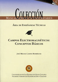 Campos electromagnéticos: conceptos básicos, de Canino Rodríguez | portada del libro