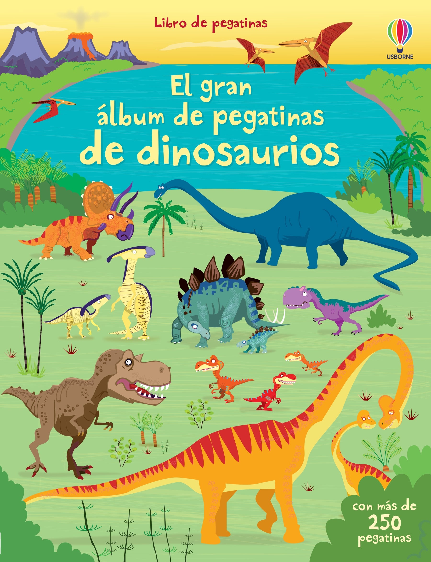Gran album de pegatinas de dinosaurios, de AA.VV. | portada del libro